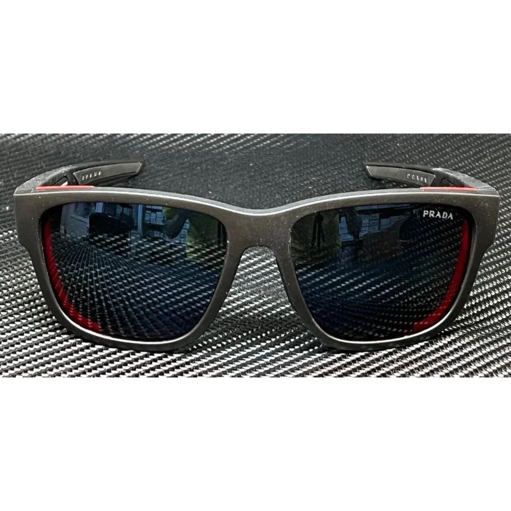 Prada Black Mens 59mm Sunglasses New With Box